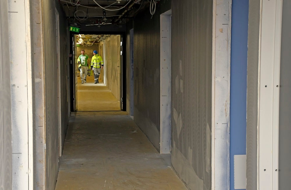 Reirkulert,  strippet etasje