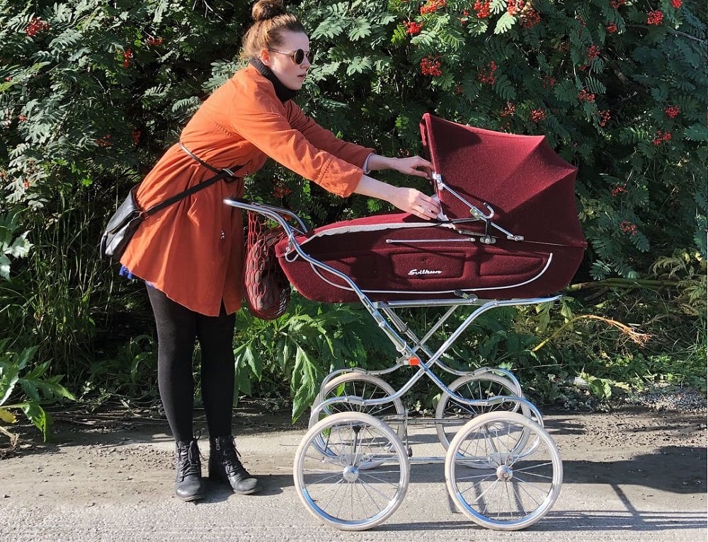 Mamma med gjenbruksmote