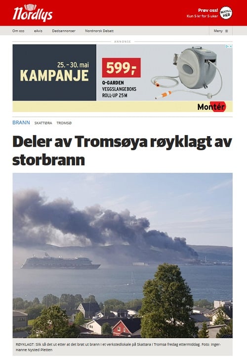 Skjermdump, Nordlys