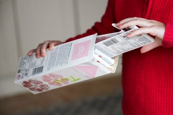 Materialgjenvinning, drikkekartong