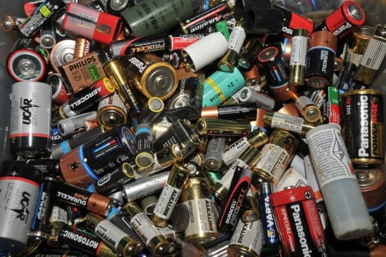 Materialgjenvinning, batterier