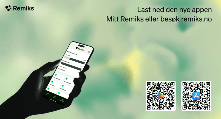 Bruk vår app: Mitt Remiks